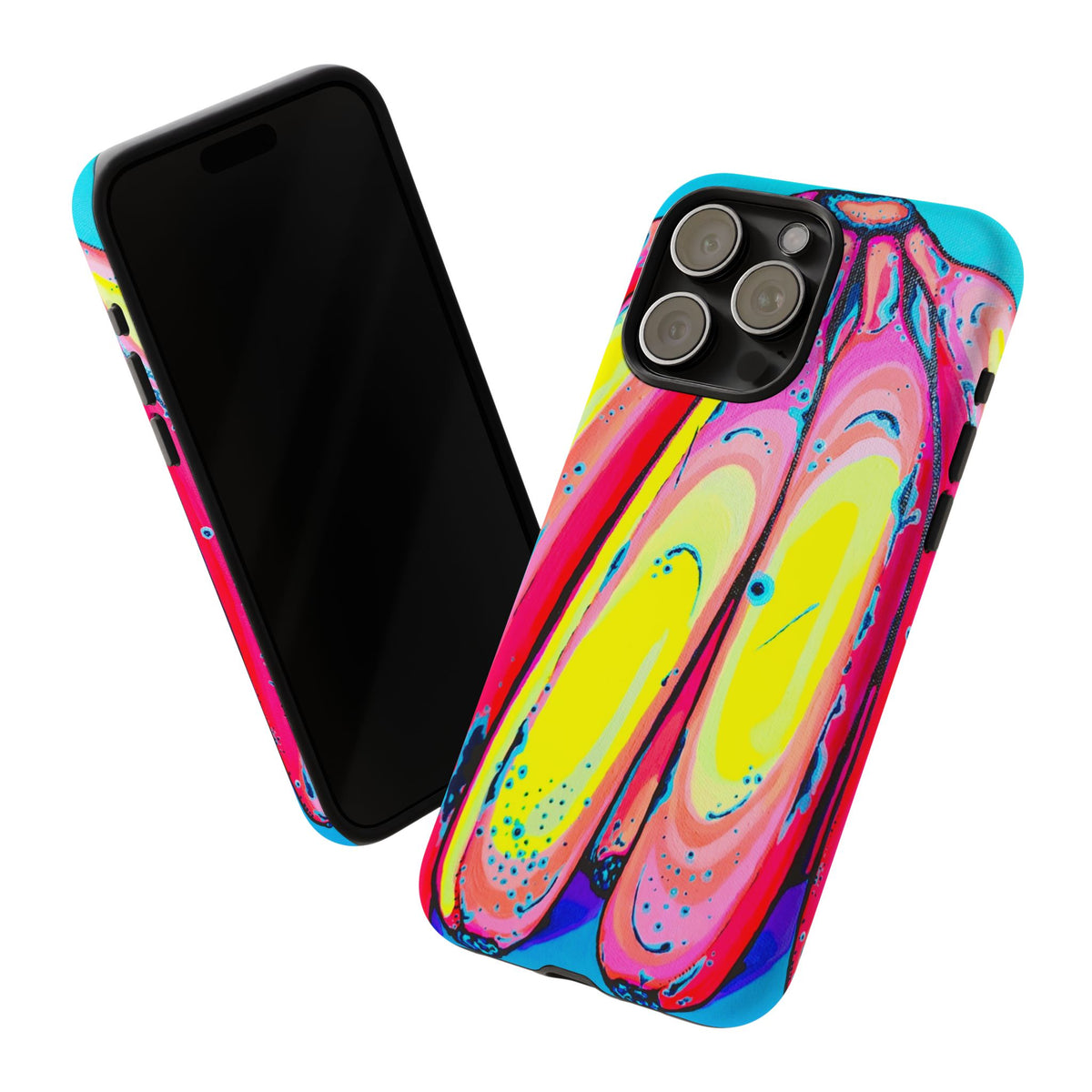 Neon Fat Bananas Tough Phone Case