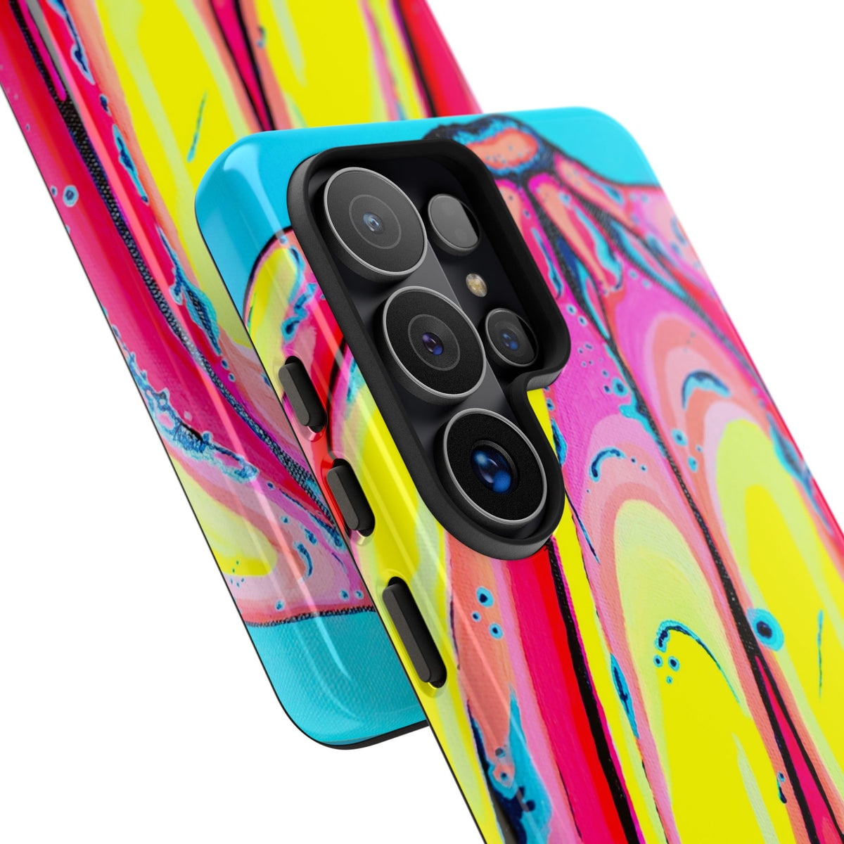 Neon Fat Bananas Tough Phone Case