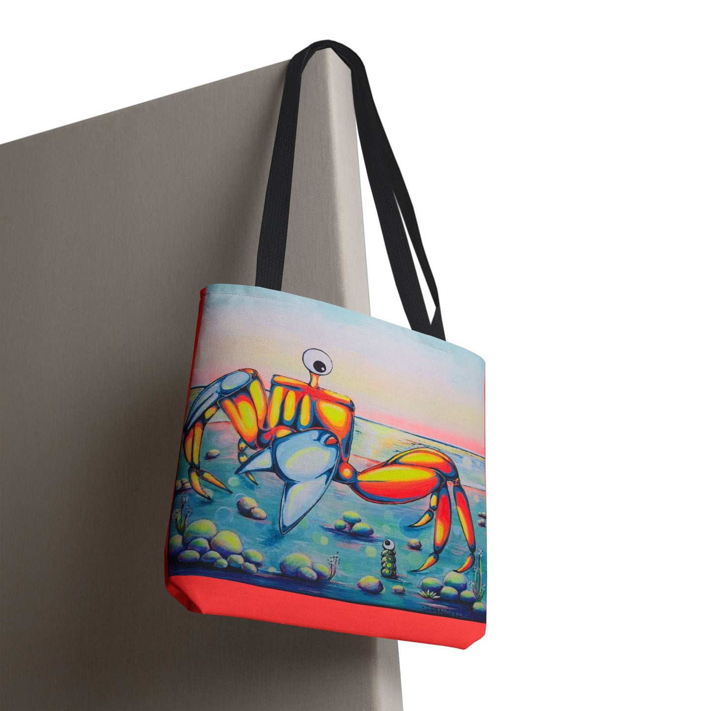 Premium Cyclops Crab Tote Bag, Original Artist Design, Reusable Shopping Tote,  Eco-Friendly
