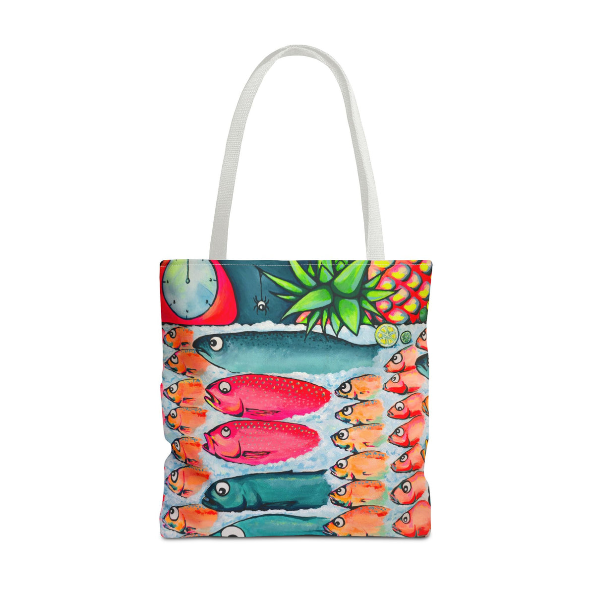 Neon Cabo Fish Market Day Tote