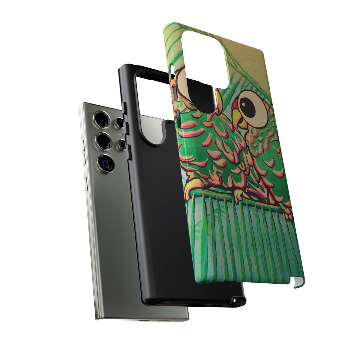 Chatty Cyclops Parrots Tough Phone Case