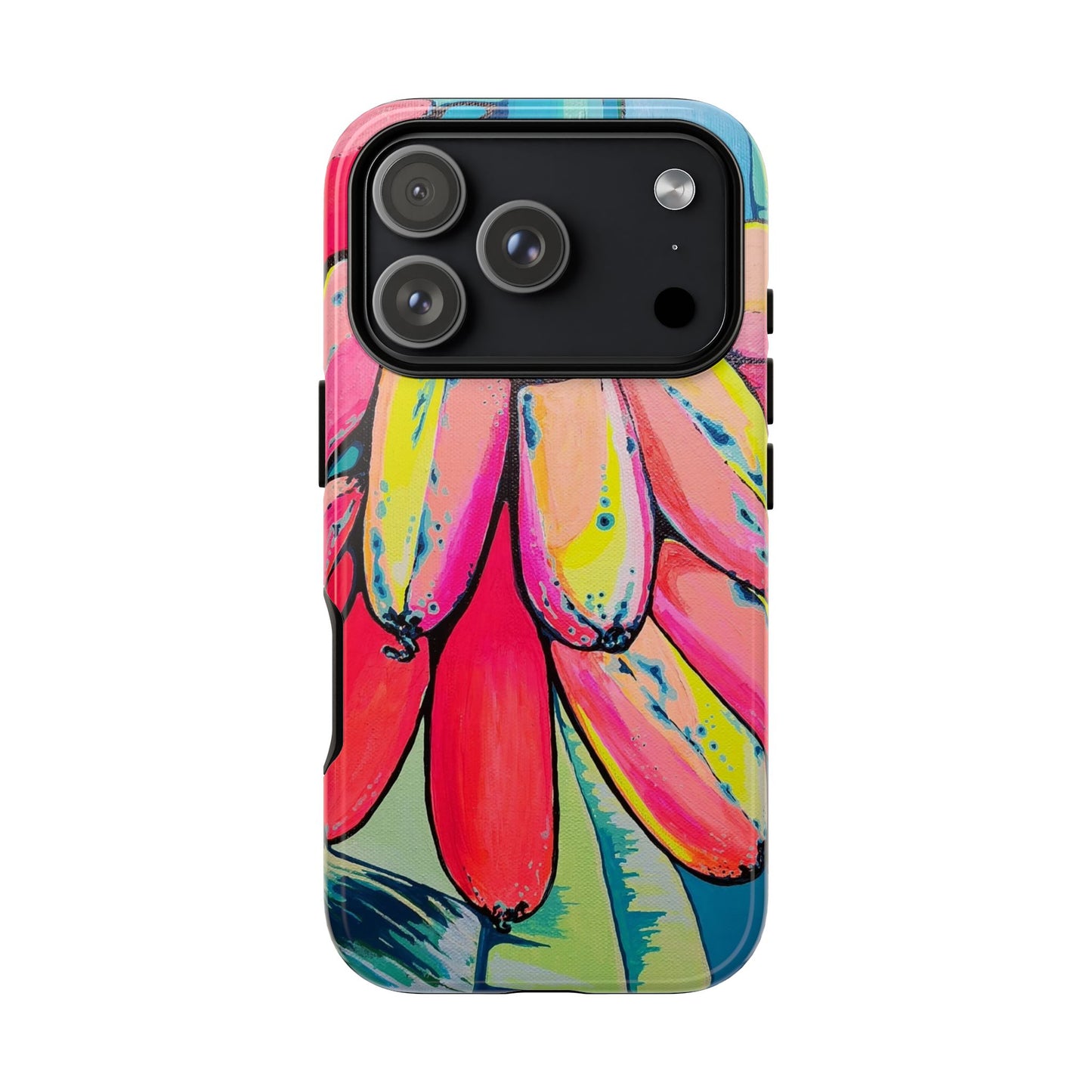 Neon Primitivo Bananas Tough Phone Case