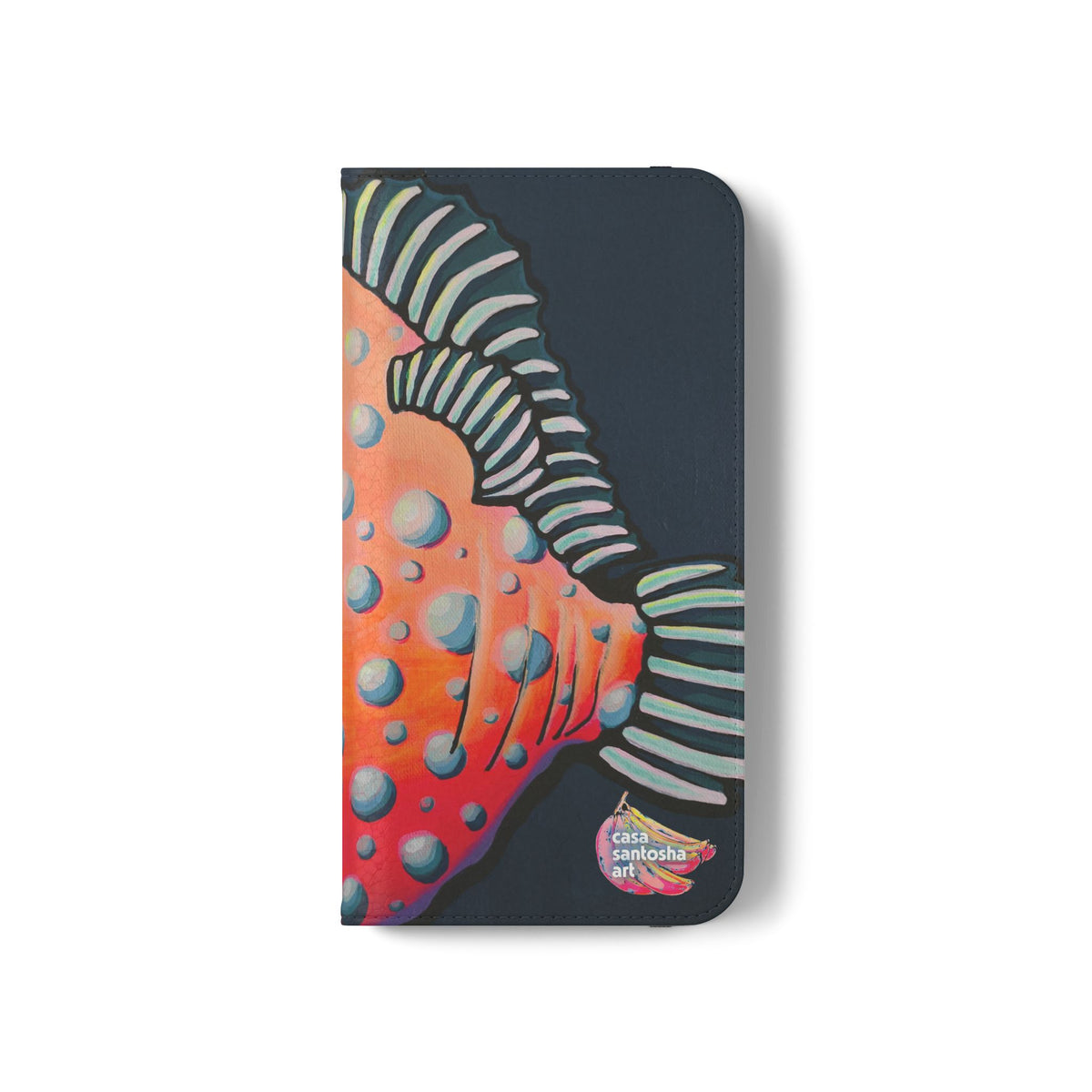 Cyclops Anglerfish Flip Phone Case – Wallet Cover with Card Slots
