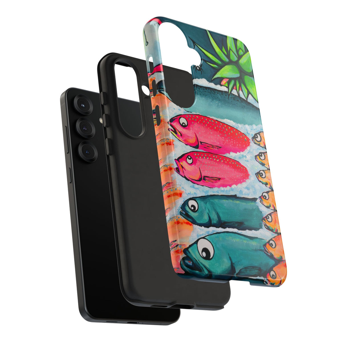 Neon Cabo Fish Market Tough Phone Case