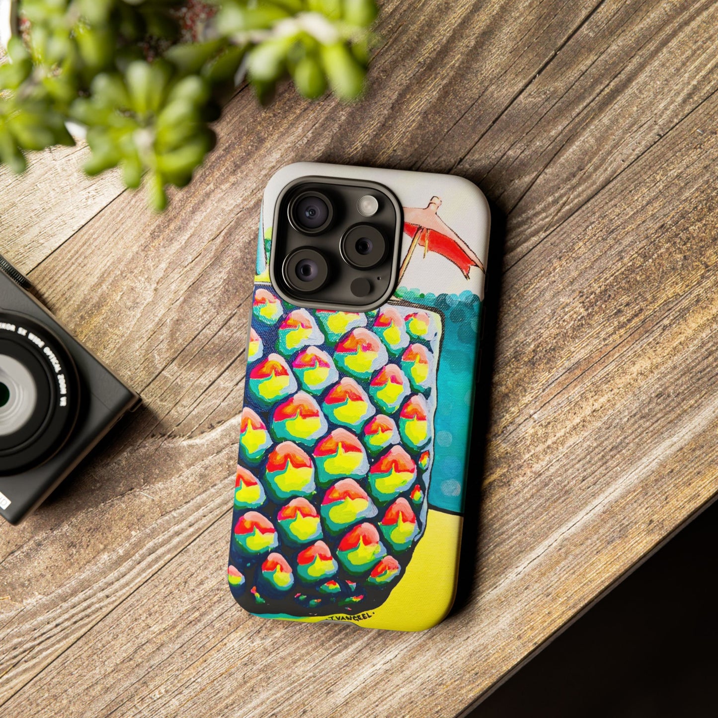 Neon Piña Colada Tough Phone Case