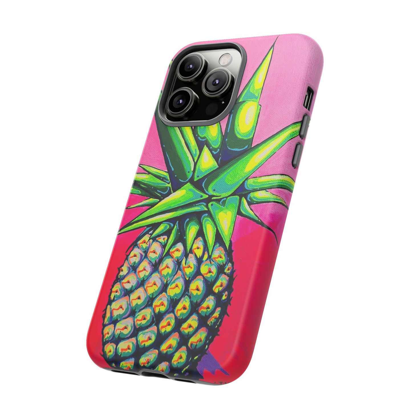 Neon Pineapple Tough Phone Case