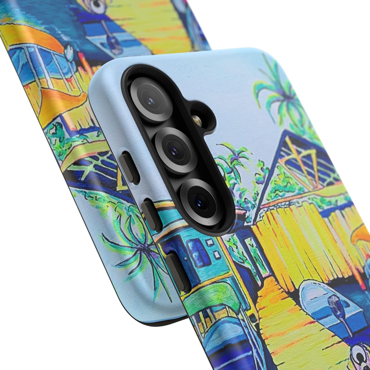 Cyclops Cat and Dog in Bocas Tough Phone Case