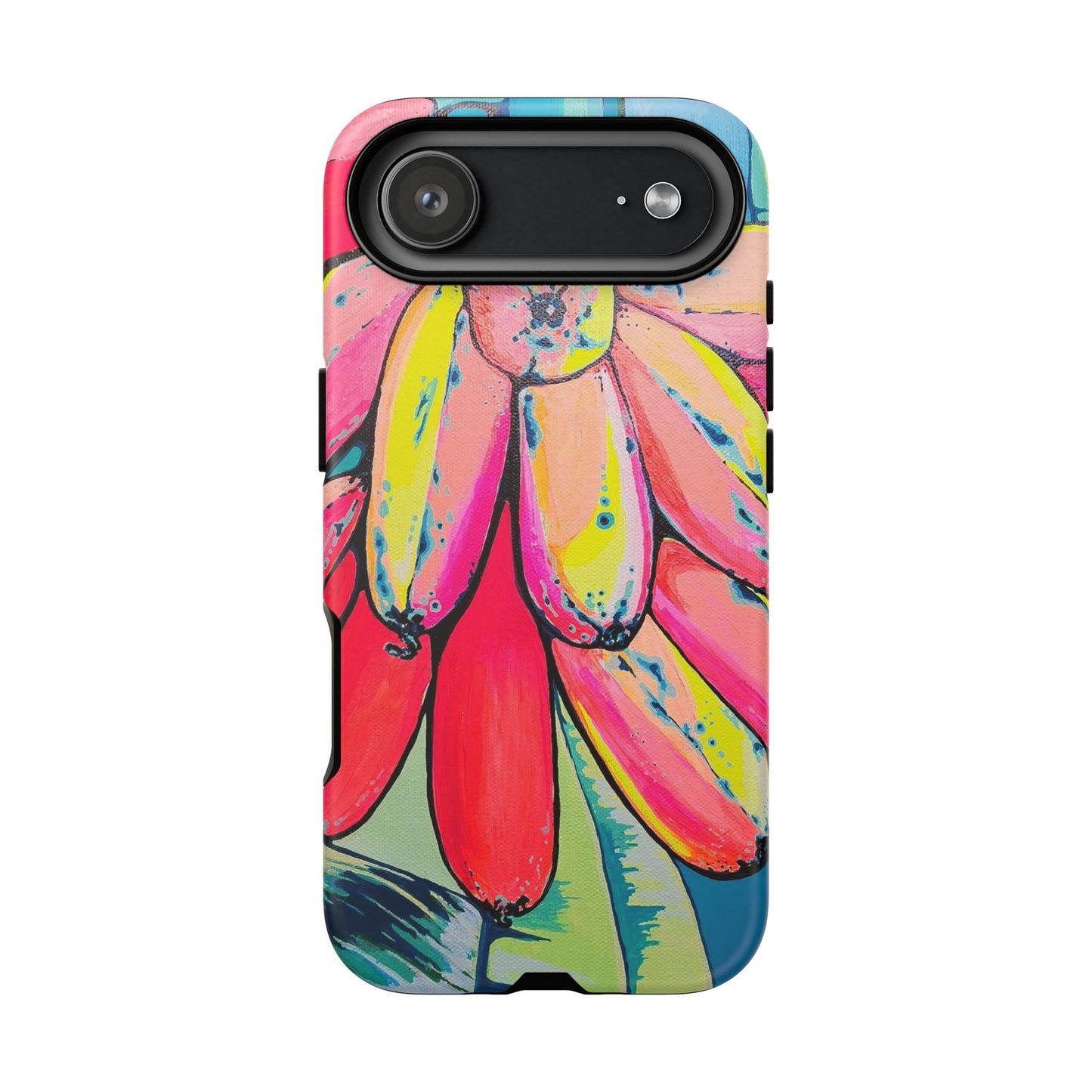 Neon Primitivo Bananas Tough Phone Case