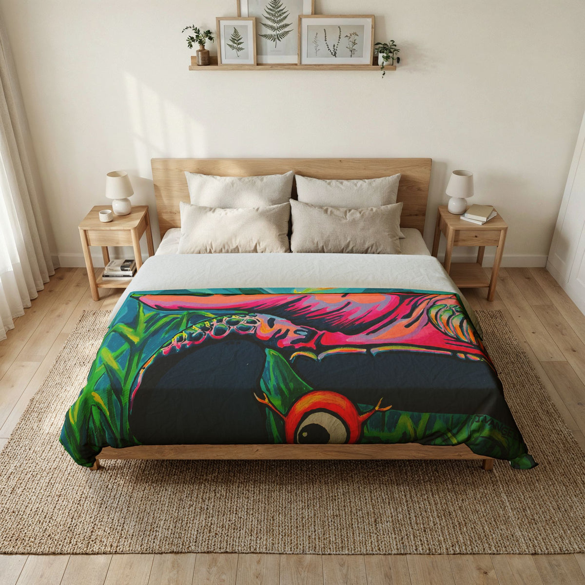 Cyclops Turtle Duvet Cover
