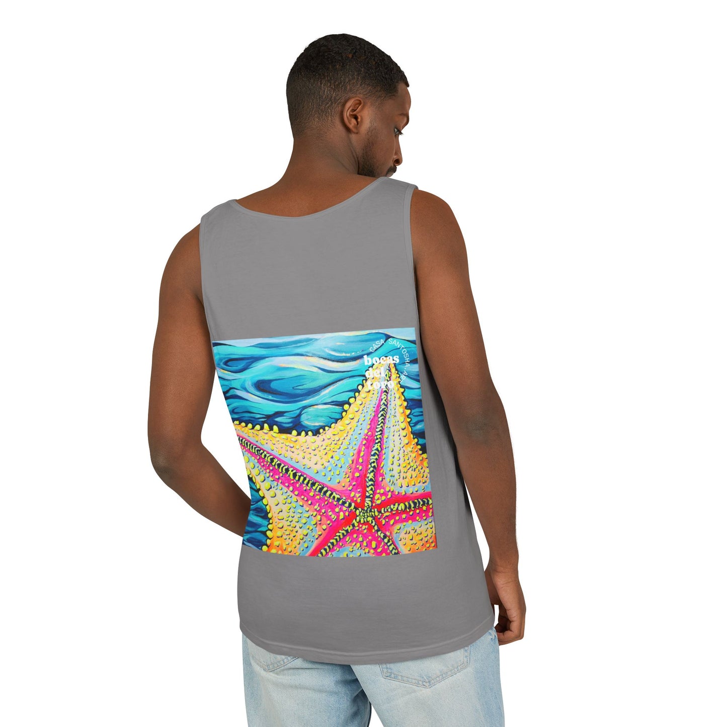 Unisex Starfish Beach Bocas Tank Top - Perfect for Summer Vibes