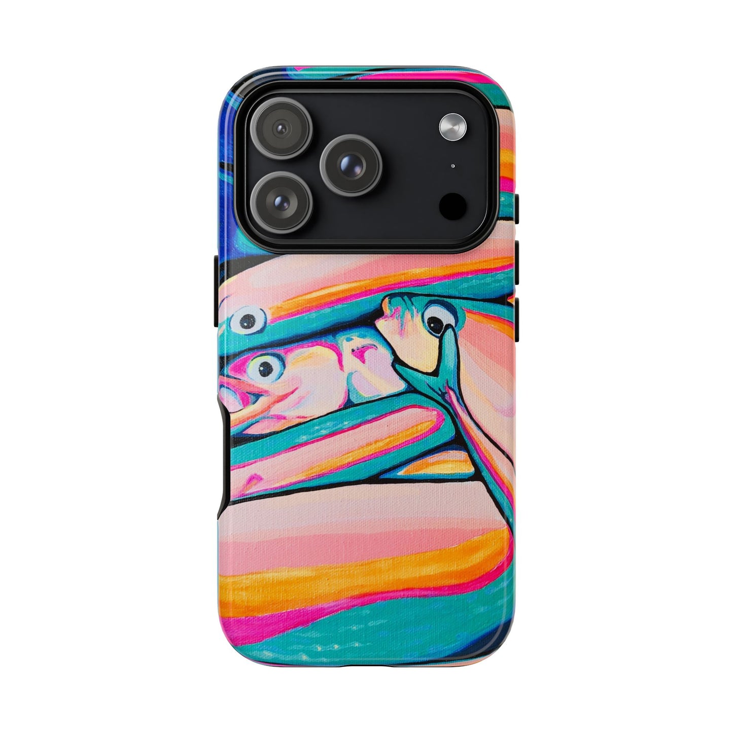 Neon Fish Tough Phone Case
