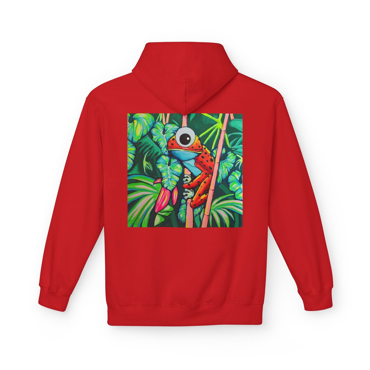 Unisex Cyclops Red Frog Soft Hoodie