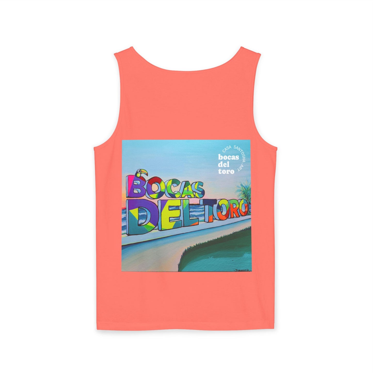 Unisex Bocas Del Toro Sign Tank Top - Perfect for Summer Vibes