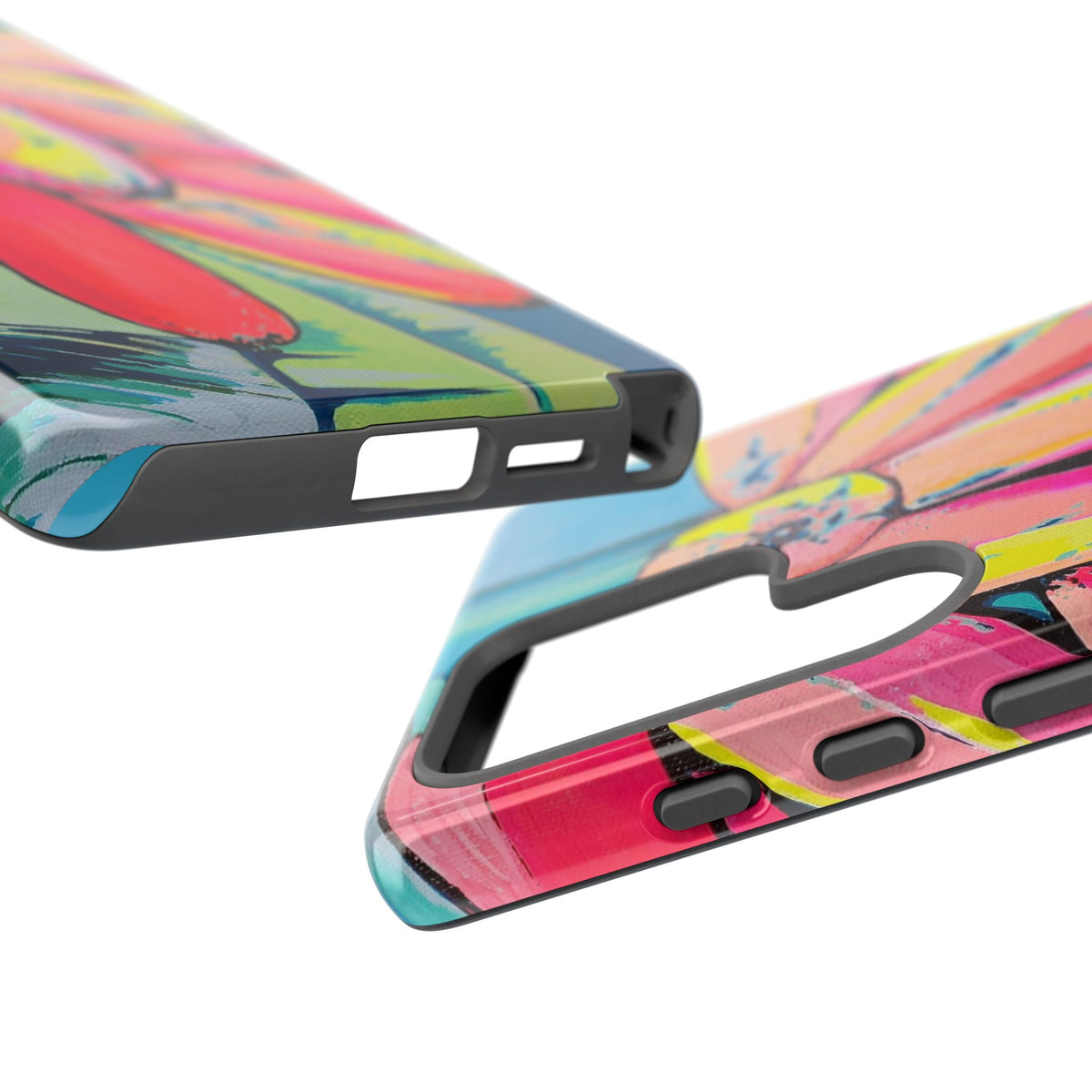 Neon Primitivo Bananas Tough Phone Case