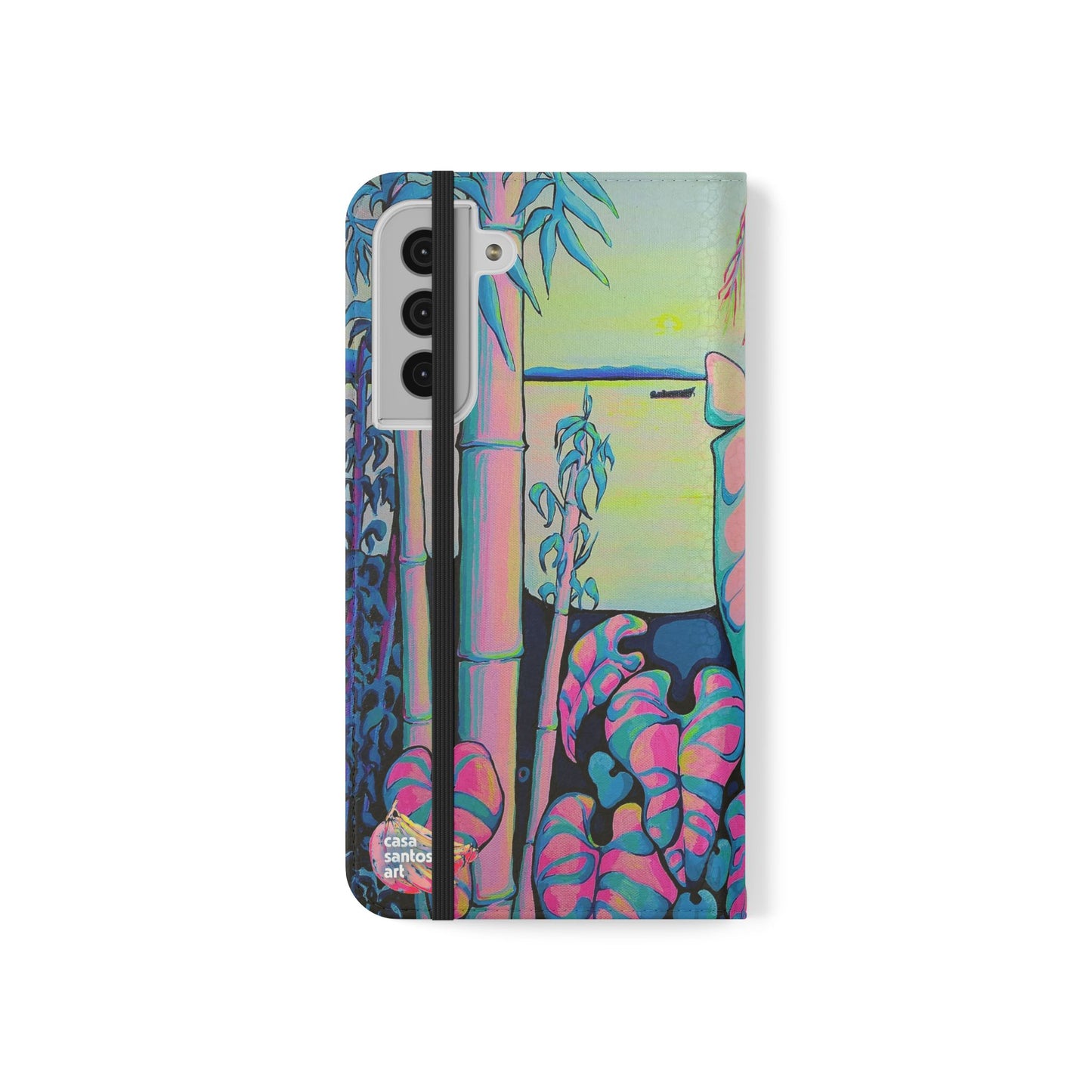 Serenity Bocas Flip Phone Case – Wallet Cover with Card Slots