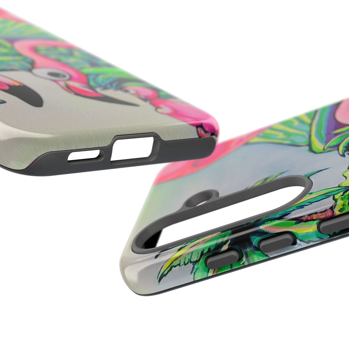 Cyclops Flamingo Family Tough Phone Case