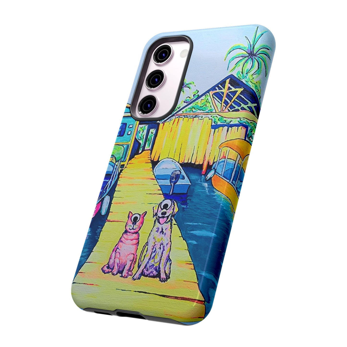 Cyclops Cat and Dog in Bocas Tough Phone Case