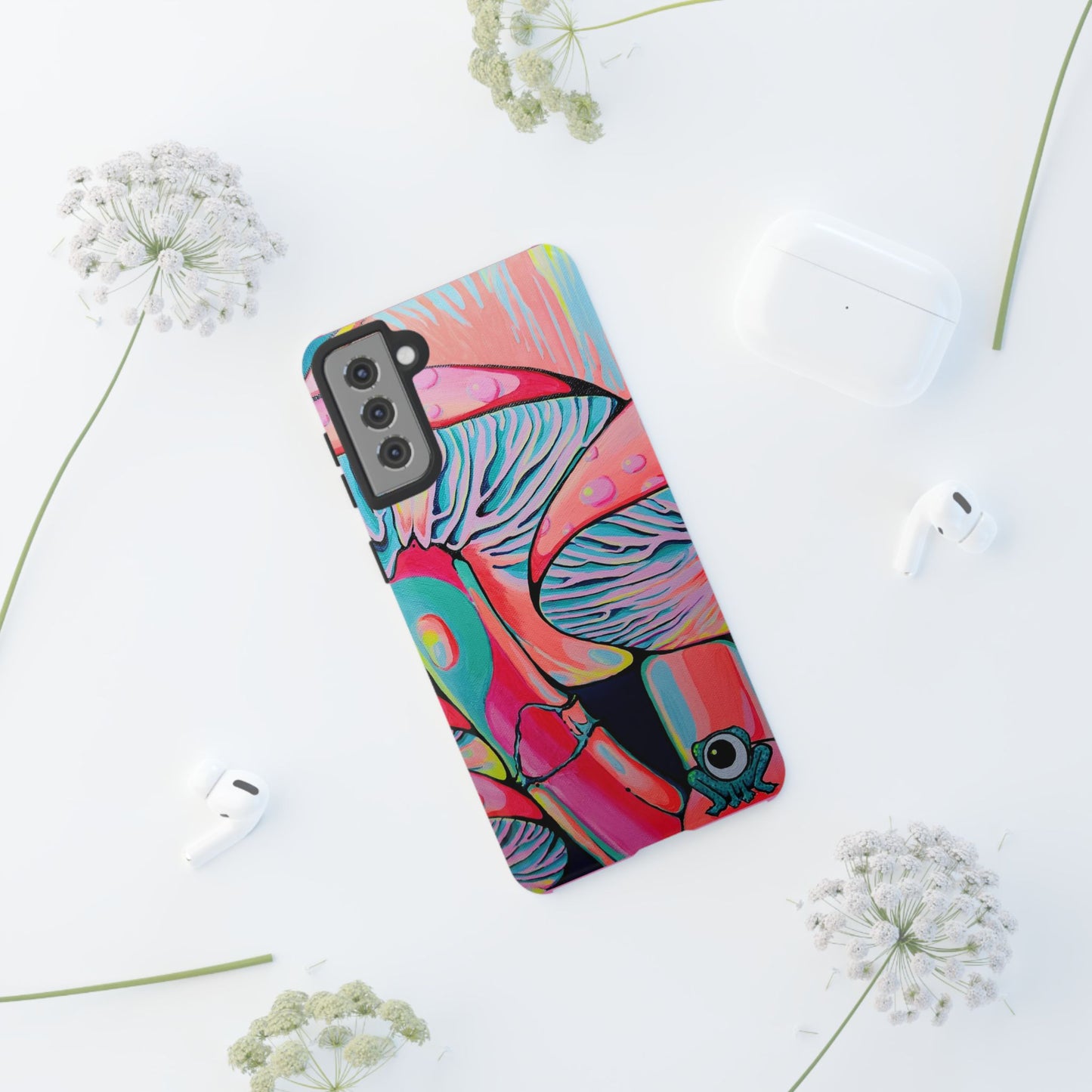 Trippy Mushrooms Tough Phone Case