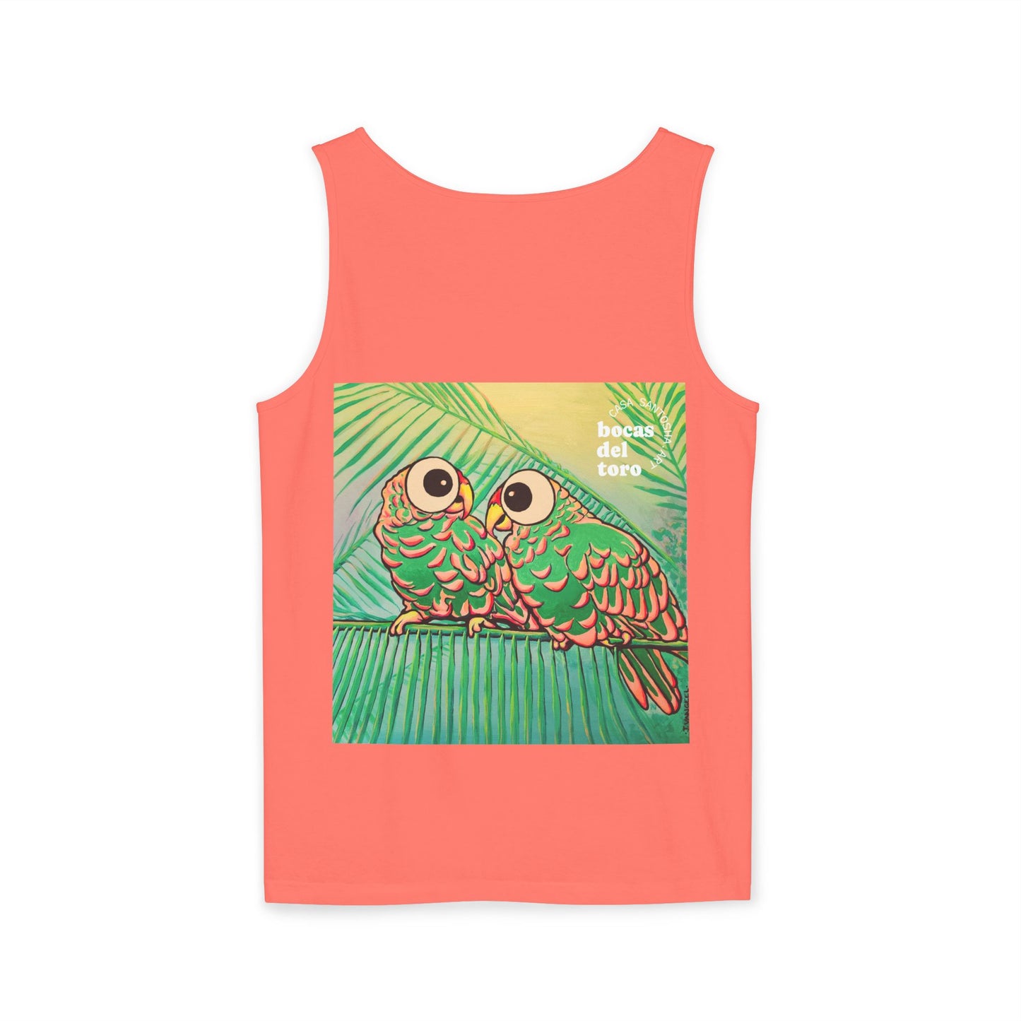 Unisex Chatty Cyclops Parrots Tank Top - Perfect for Summer Vibes