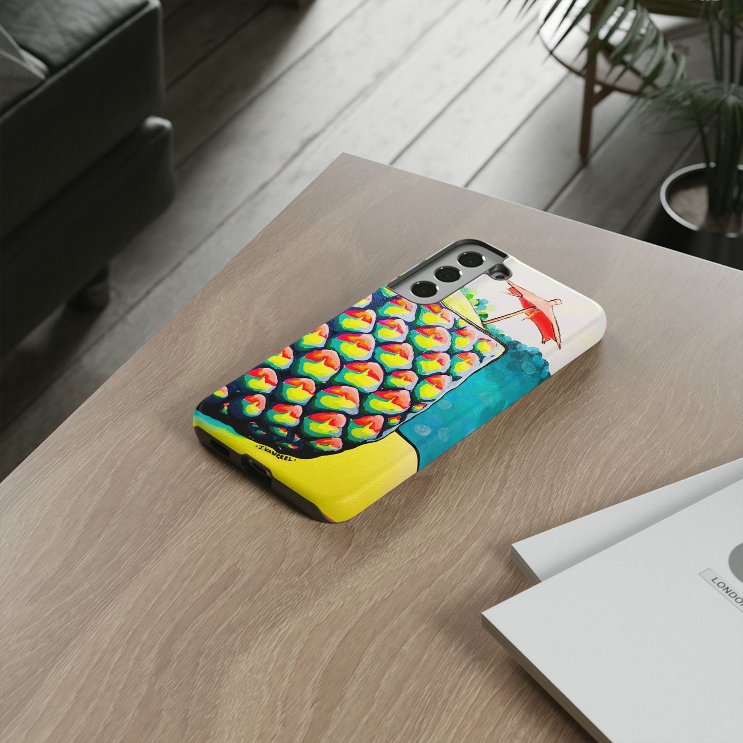 Neon Piña Colada Tough Phone Case