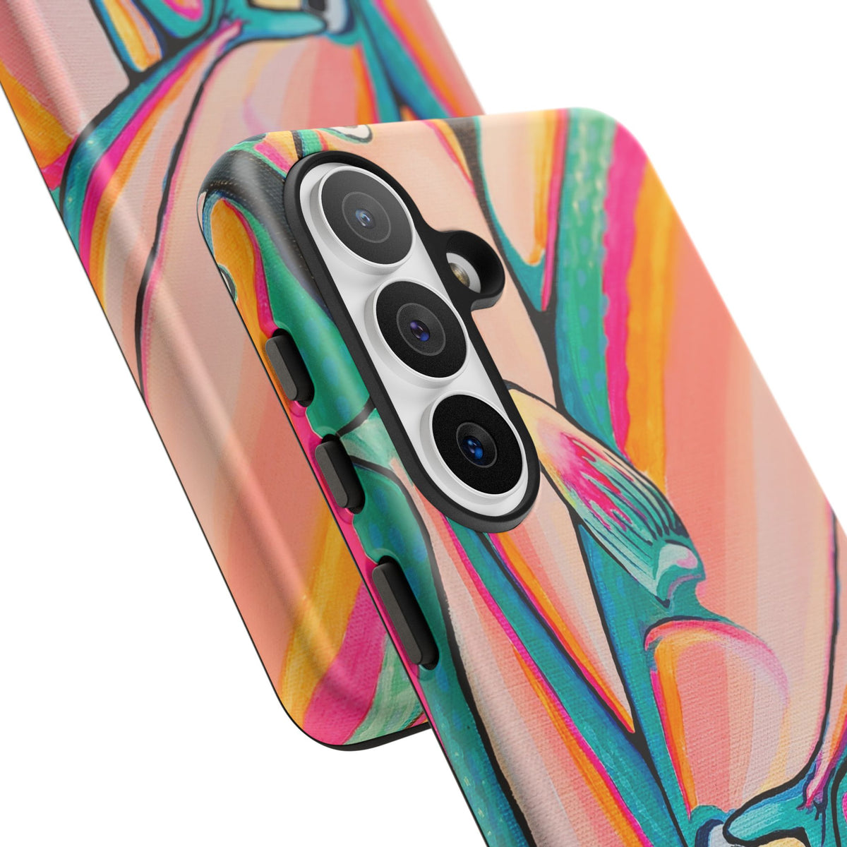 Neon Fish Tough Phone Case