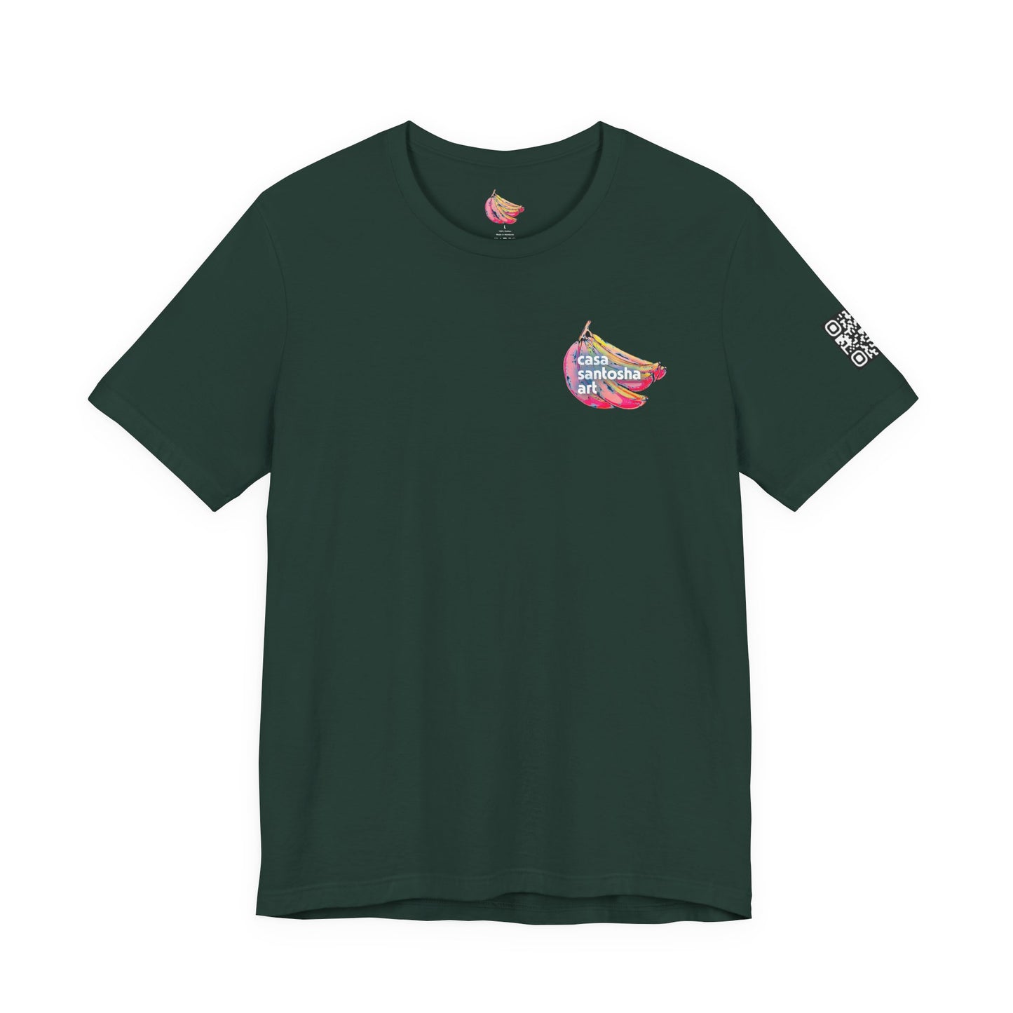 T-shirt unisexe néon à motif poisson frit