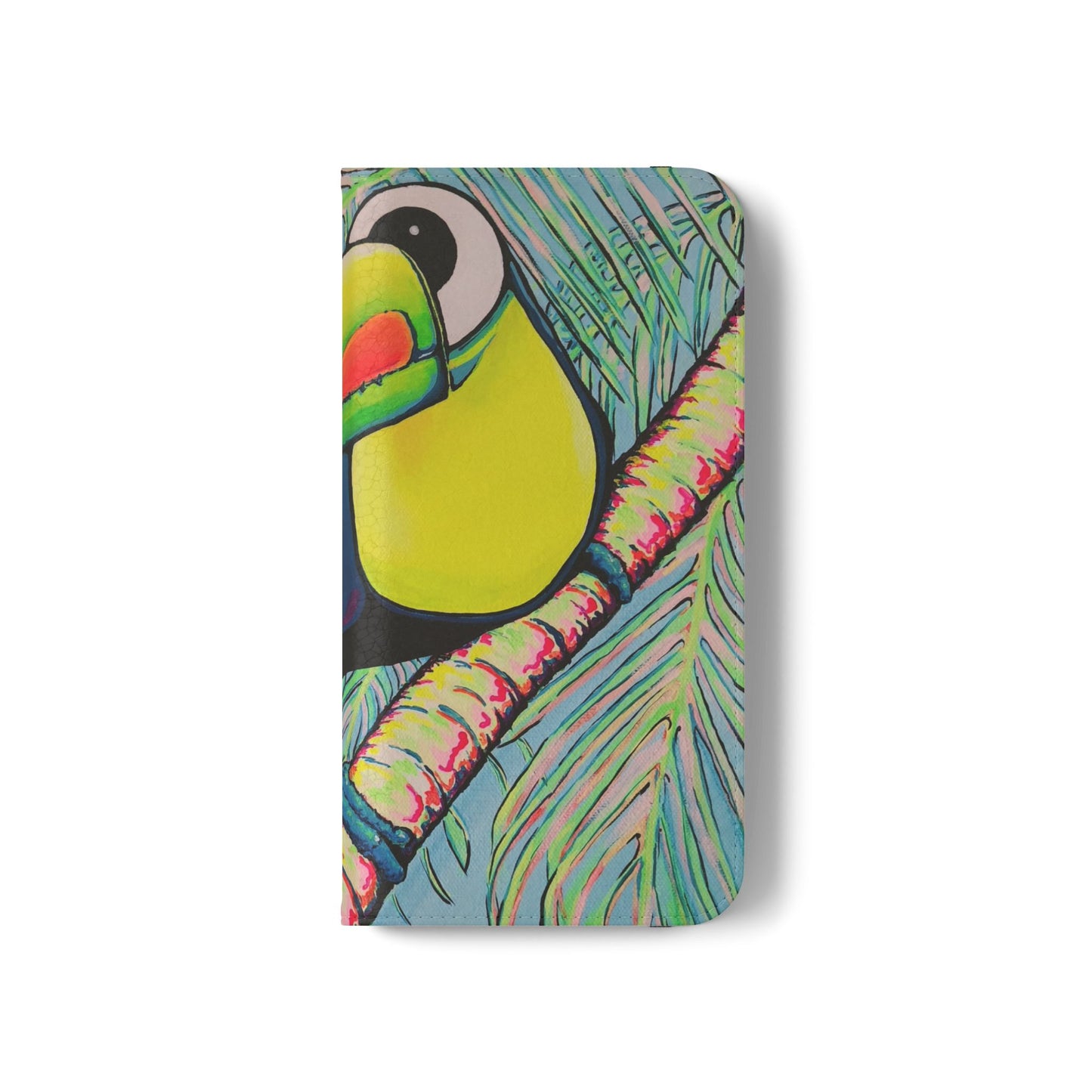 Cyclops Toucan Flip Phone Case – Wallet Cover with Card Slots