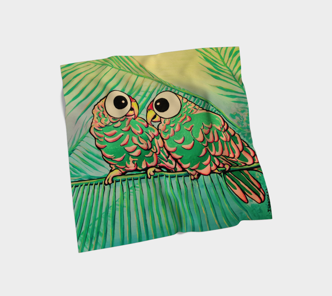 Chatty Cyclops Parrots Scarf