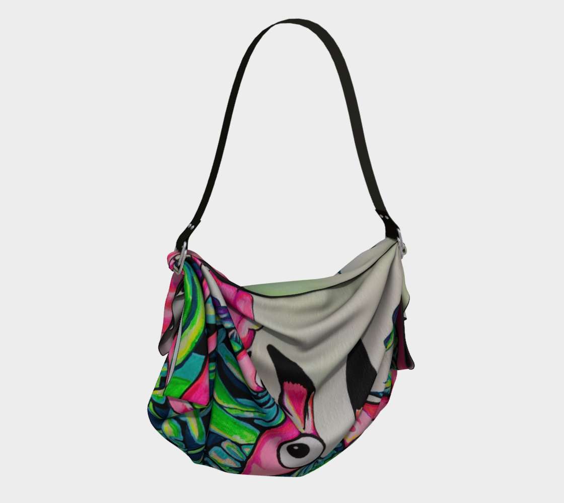 Cyclops Flamingo Family Origami Tote