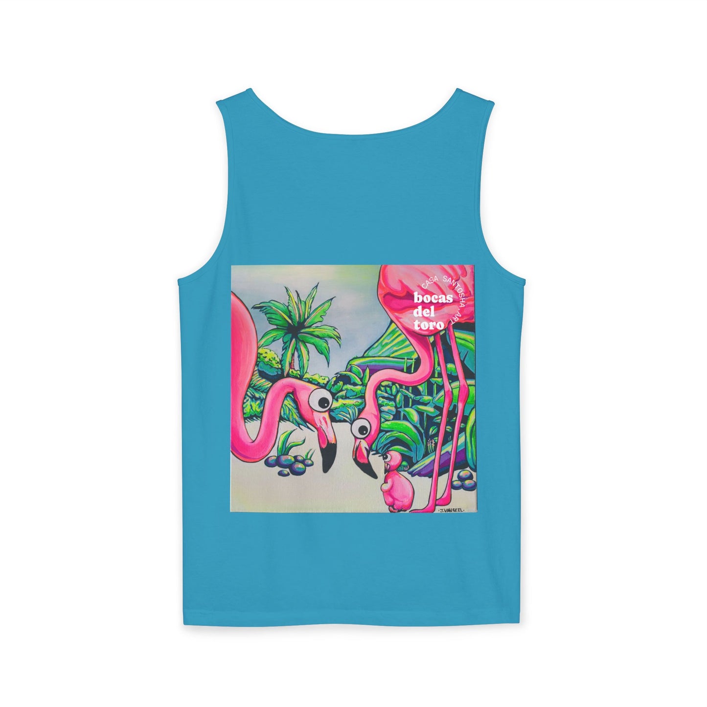 Unisex Cyclops Flamingo Family Tank Top - Perfect for Summer Vibes