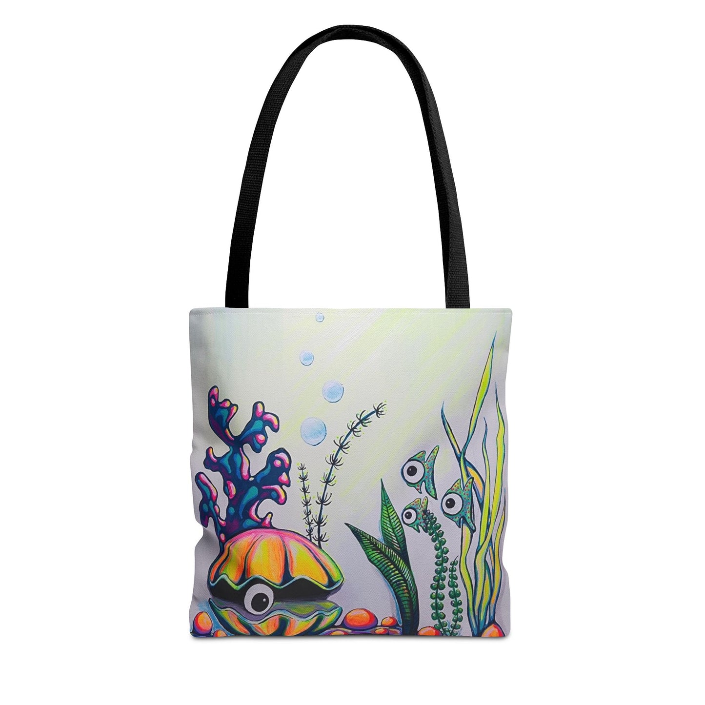Premium Cyclops Clam Tote Bag, Original Artist Design, Reusable Shopping Tote,  Eco-Friendly