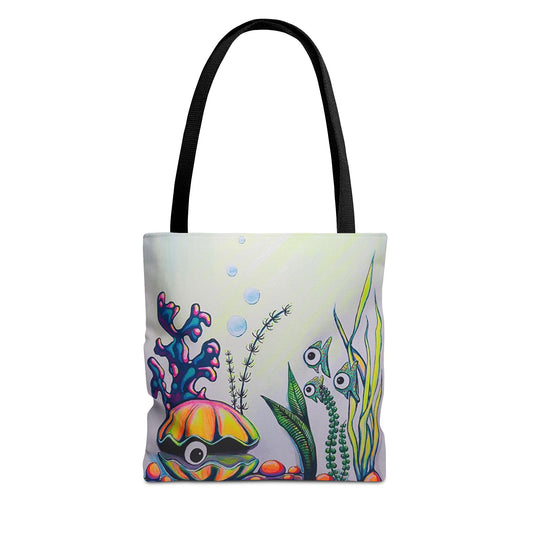 Premium Cyclops Clam Tote Bag, Original Artist Design, Reusable Shopping Tote,  Eco-Friendly