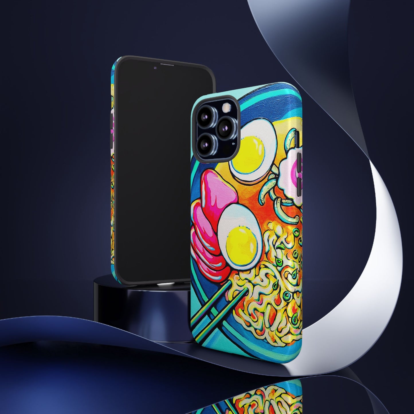 Neon Ramen Tough Phone Case