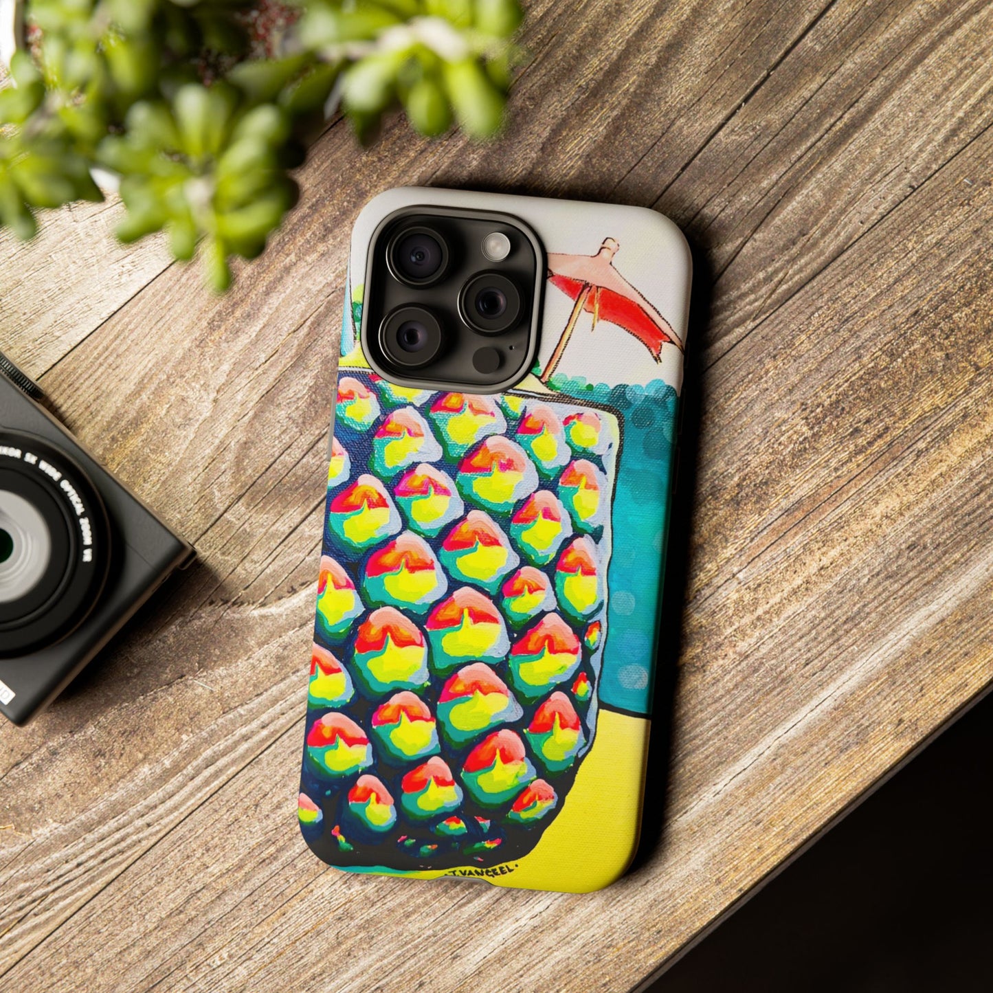 Neon Piña Colada Tough Phone Case