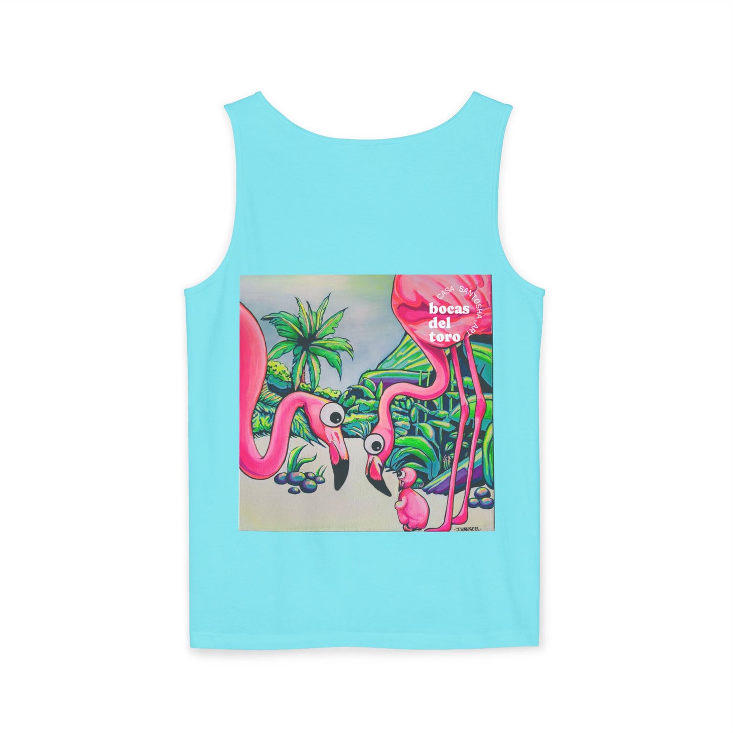 Unisex Cyclops Flamingo Family Tank Top - Perfect for Summer Vibes