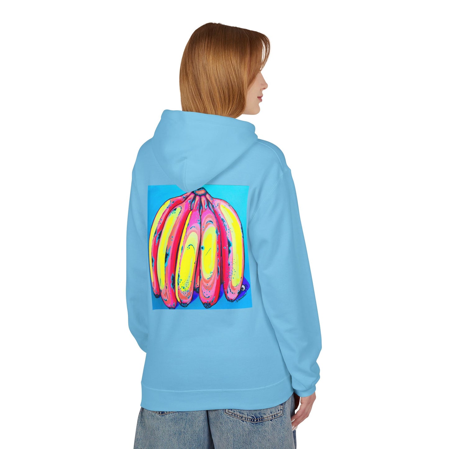 Unisex Neon Fat Bananas Soft Hoodie