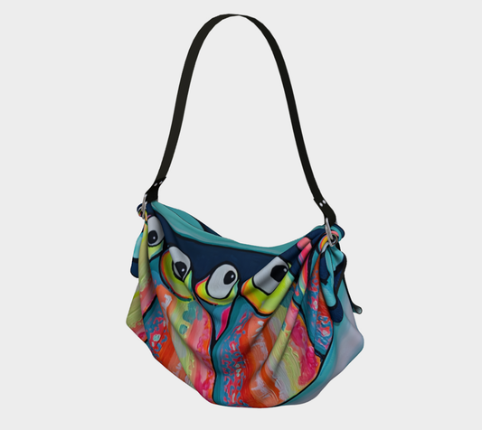 Neon Sardines Origami Tote