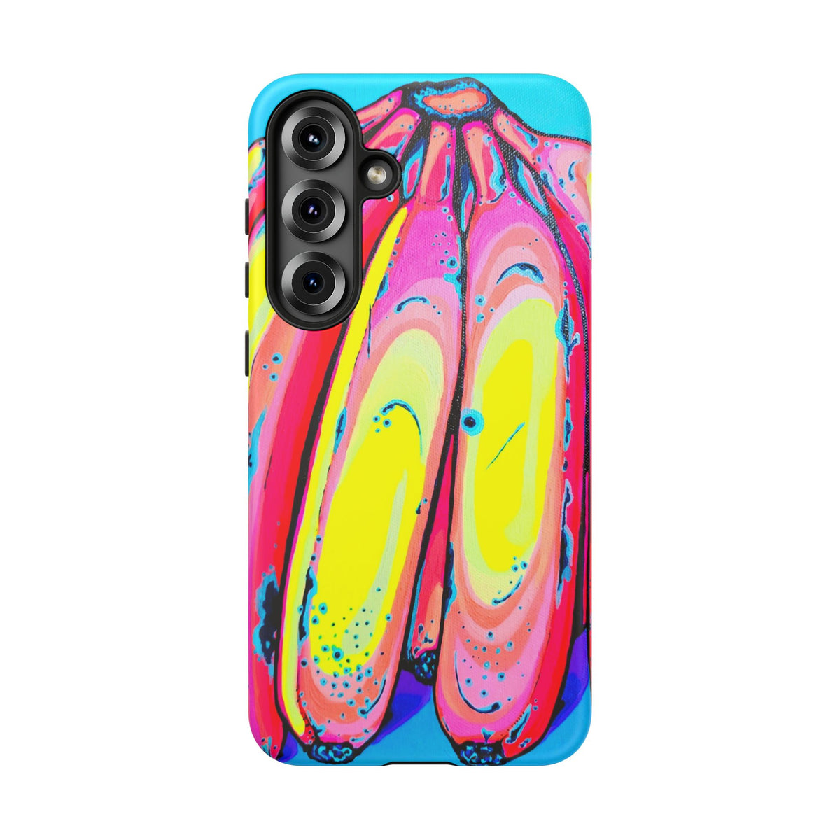 Neon Fat Bananas Tough Phone Case