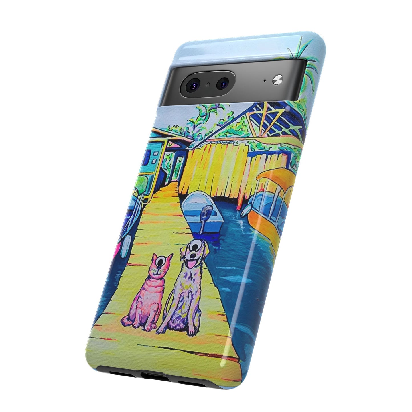 Cyclops Cat and Dog in Bocas Tough Phone Case