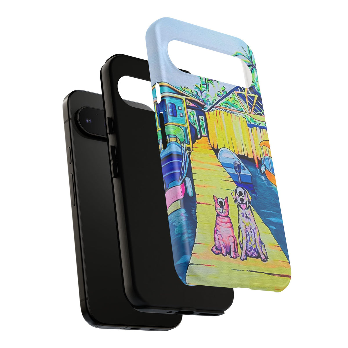 Cyclops Cat and Dog in Bocas Tough Phone Case