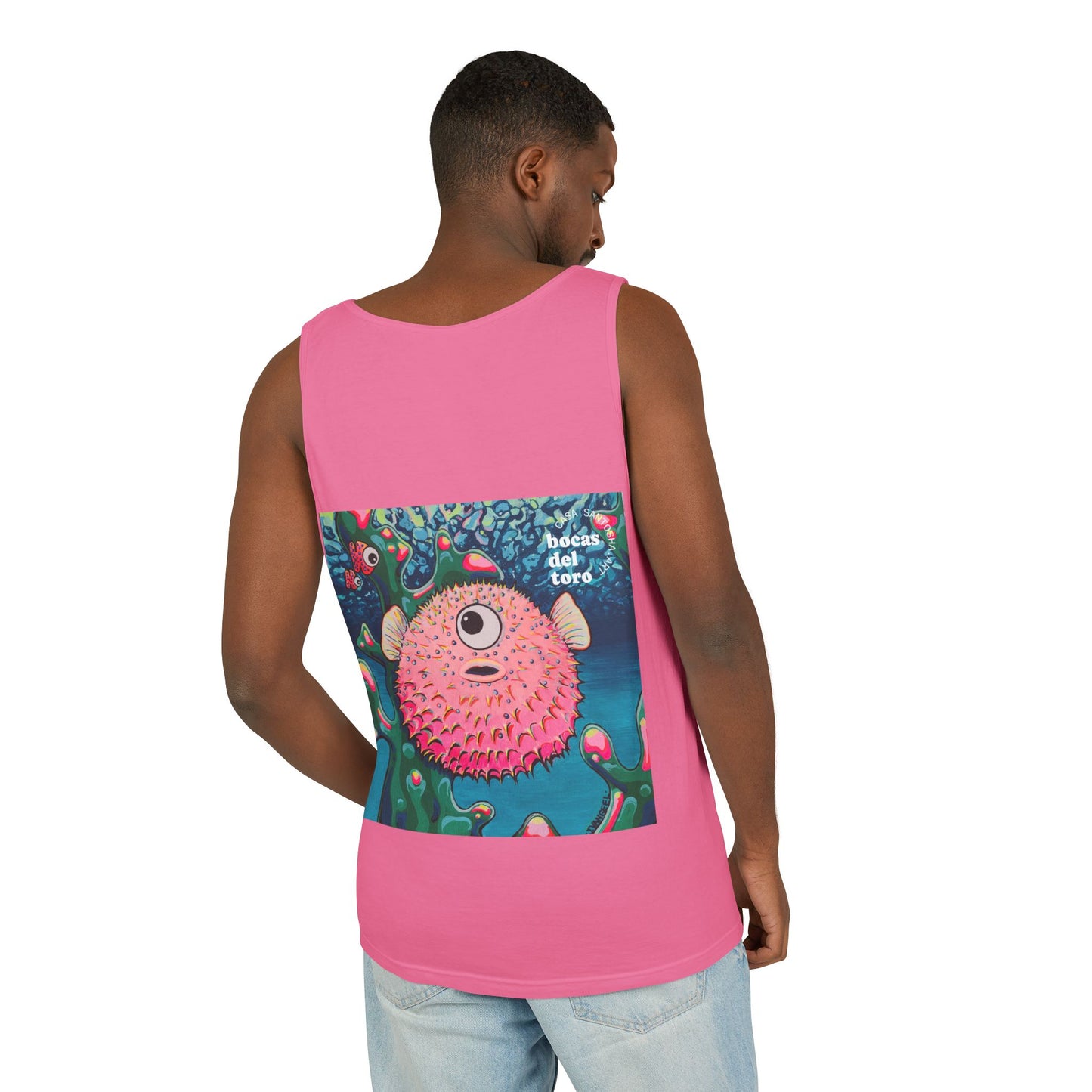 Unisex Cyclops Pufferfish Tank Top - Perfect for Summer Vibes