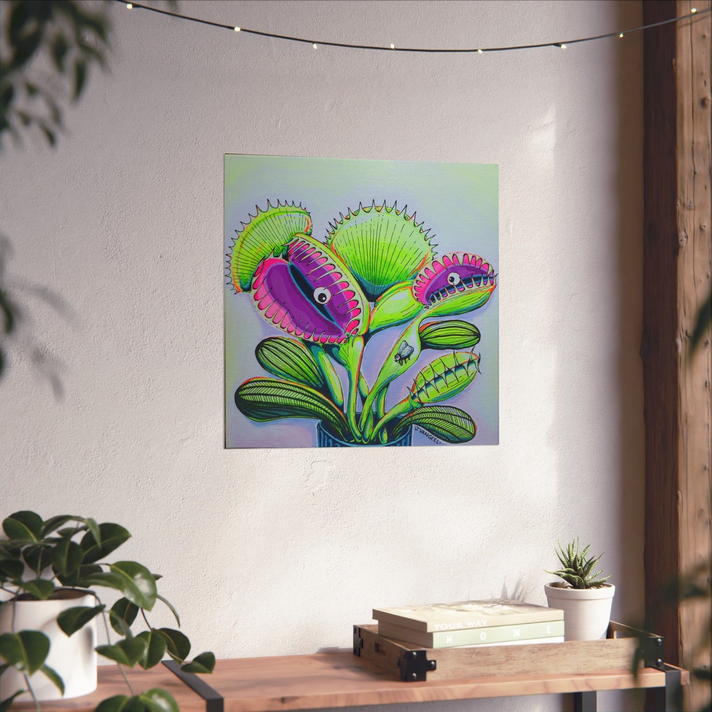 Cyclops Venus Fly Trap Giclée Art Poster