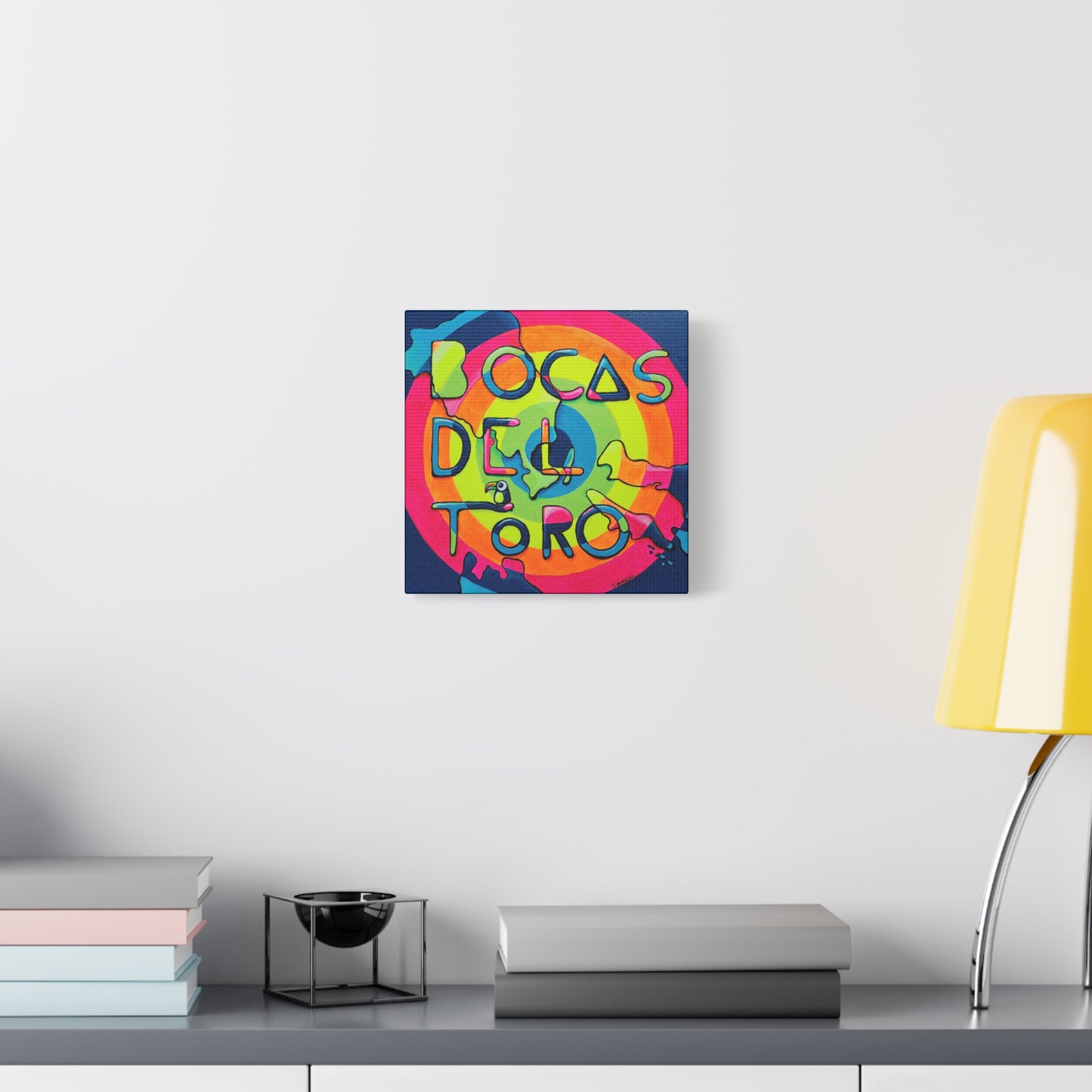Bocas Del Toro Islands Original Canvas Art Print, Gift, Unique Wall Decor