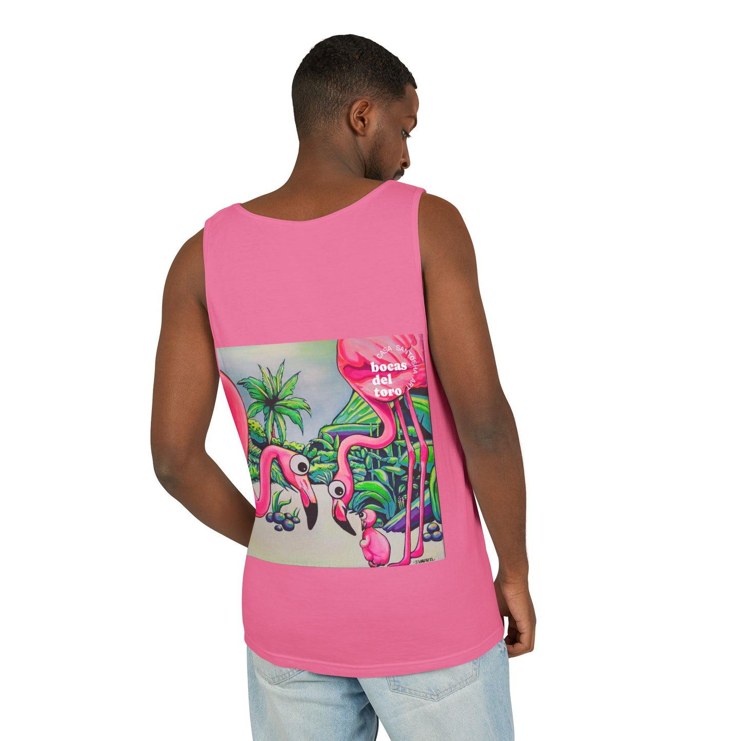 Unisex Cyclops Flamingo Family Tank Top - Perfect for Summer Vibes