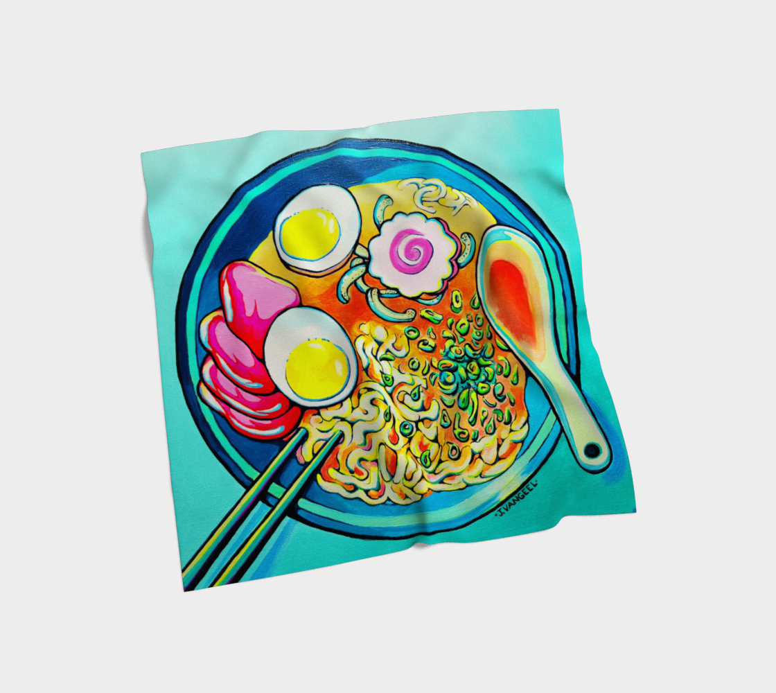 Neon Ramen Scarf
