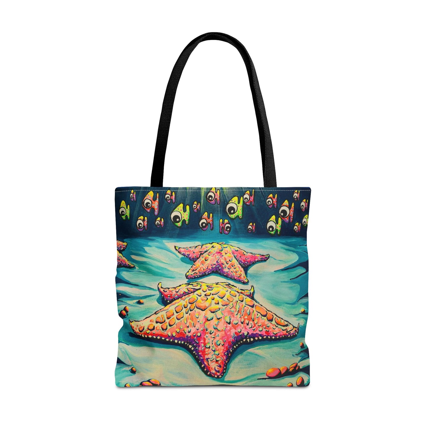 Premium Cyclops Starfish Tote Bag, Original Artist Design, Reusable Shopping Tote, Eco-Friendly