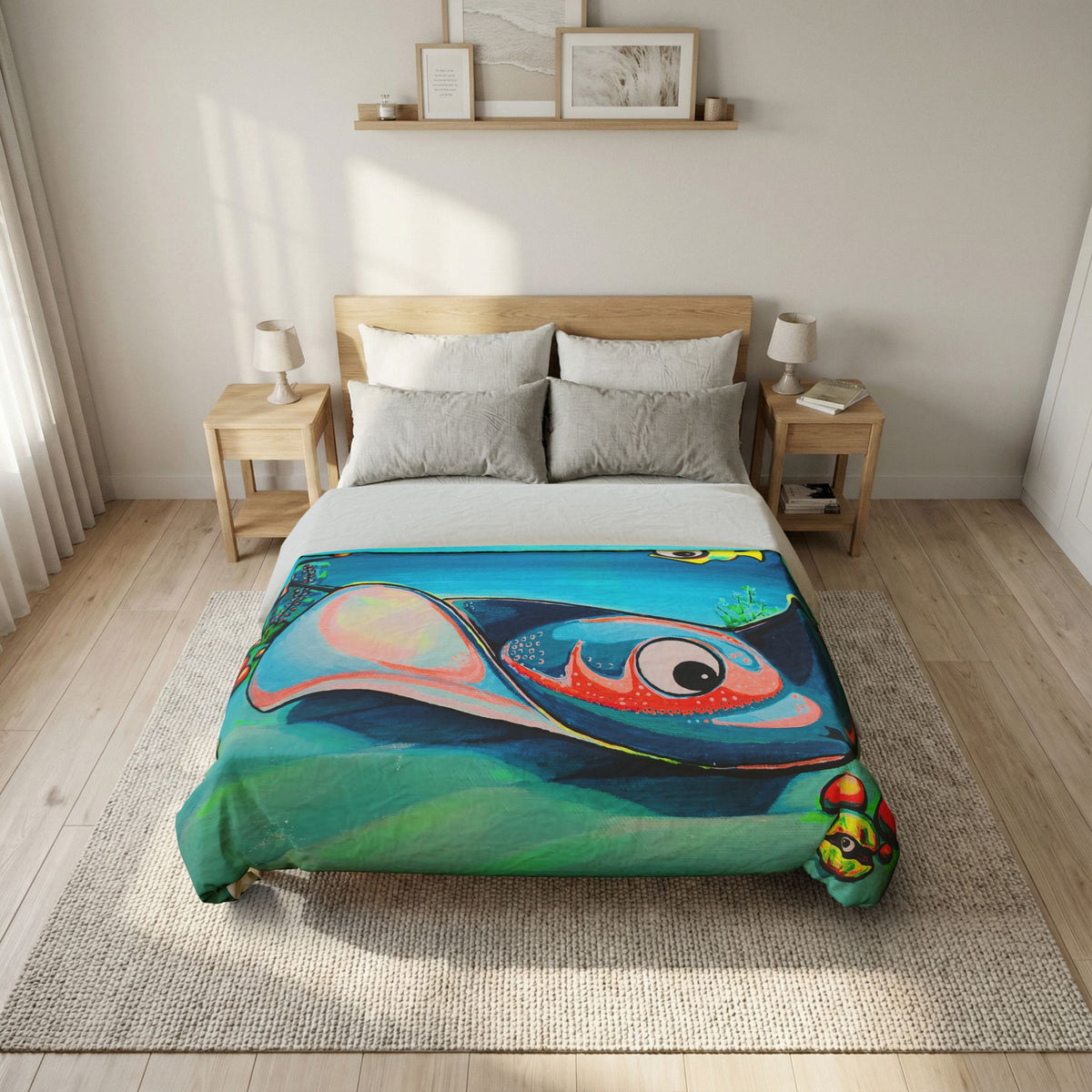 Cyclops Stingray Duvet Cover