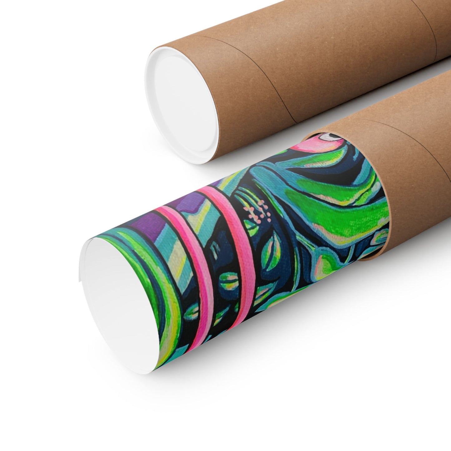 Cyclops Flamingo Family Giclée Art Poster