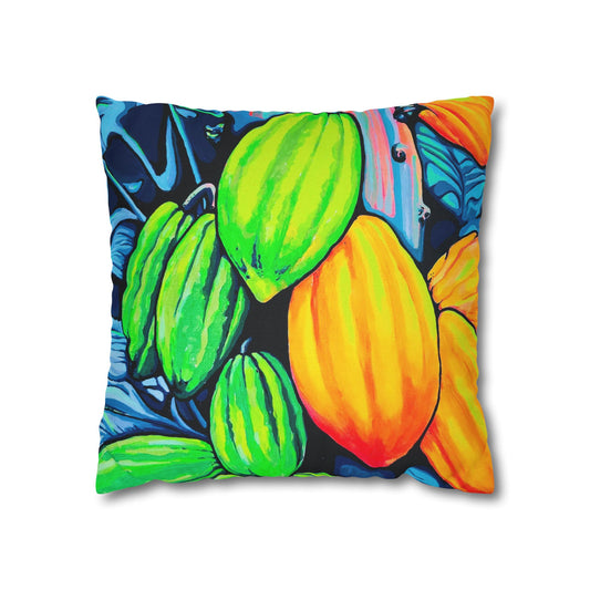 Neon Cacao Pillowcase for Throw Pillow, Cover Only