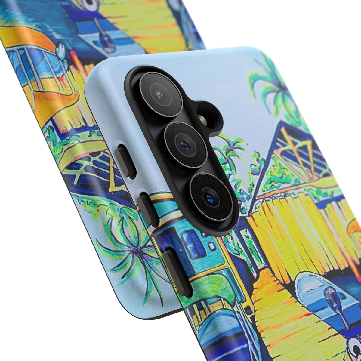 Cyclops Cat and Dog in Bocas Tough Phone Case